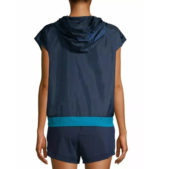 3/$30 AVIA | Windbreaker Vest Jacket, Colorblock Blue - Picture 3 of 6